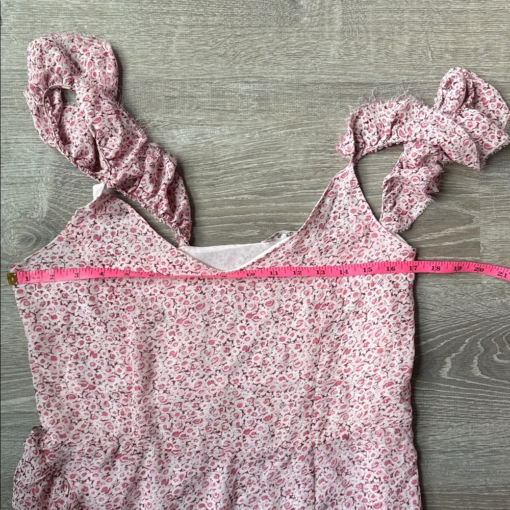 LOVESHACKFANCY Maeve Silk Dress in Rouge 10 - Picture 9 of 13